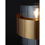 Lampa stołowa szklana glamour Nanno | Decolab24
