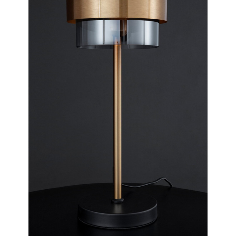 Lampa stołowa szklana glamour Nanno | Decolab24