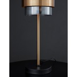 Lampa stołowa szklana glamour Nanno | Decolab24