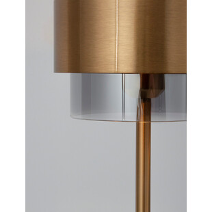 Lampa stołowa szklana glamour Nanno | Decolab24