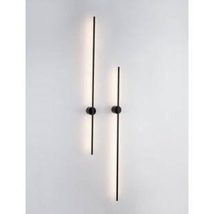 Kinkiet LED czarny 120cm - Minimalistyczny design | Decolab24