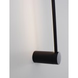 Kinkiet LED czarny 60cm - Minimalistyczny design | Decolab24