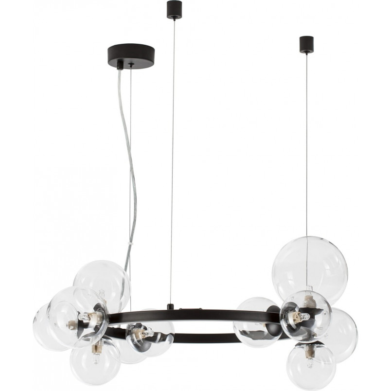 Lampa wisząca Nerro - szkło, kule | Decolab24