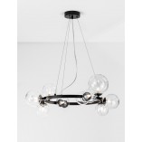 Lampa wisząca Nerro - szkło, kule | Decolab24