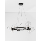Lampa wisząca Nerro - szkło, kule | Decolab24