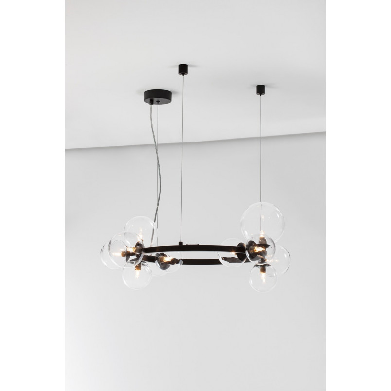 Lampa wisząca Nerro - szkło, kule | Decolab24