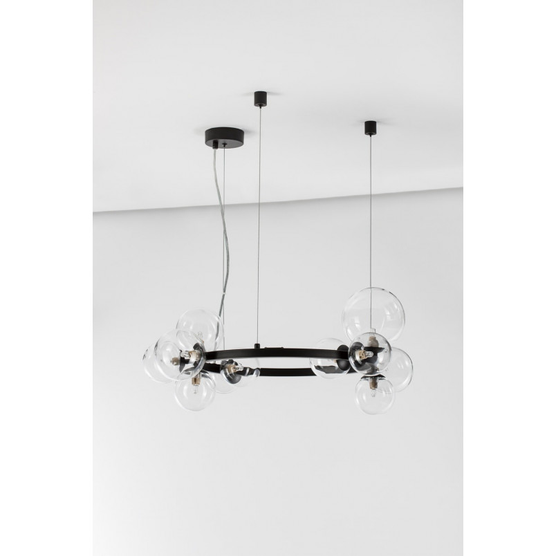 Lampa wisząca Nerro - szkło, kule | Decolab24