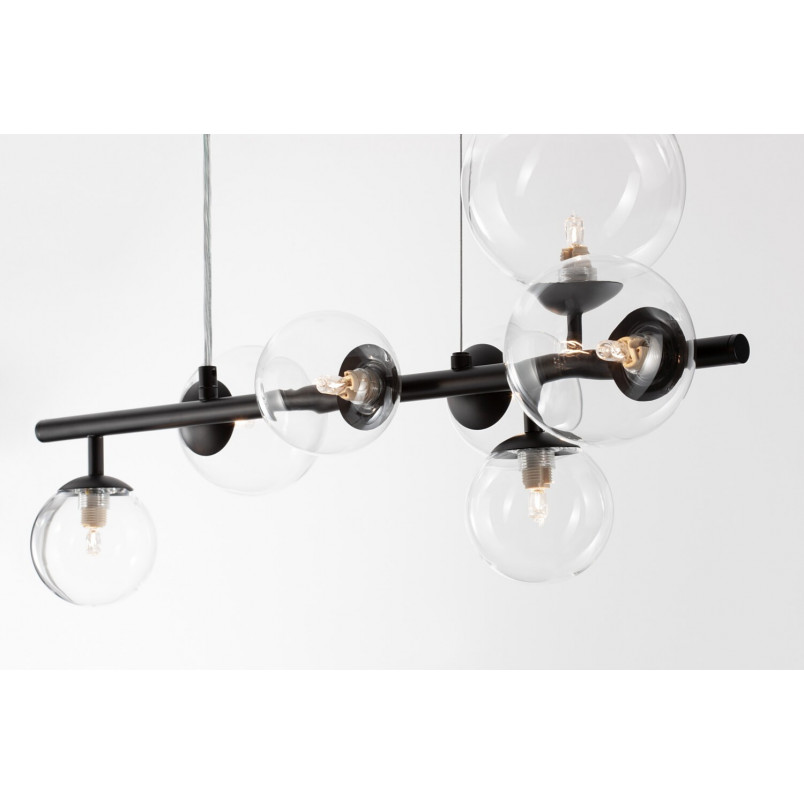 Lampa wisząca Nerro Long - szkło, 65cm | Decolab24
