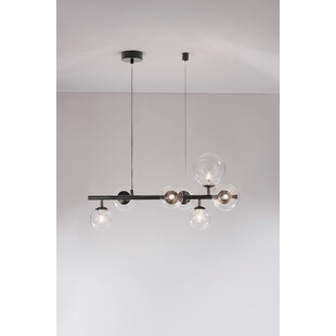 Lampa wisząca Nerro Long - szkło, 65cm | Decolab24