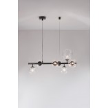 Lampa wisząca Nerro Long - szkło, 65cm | Decolab24