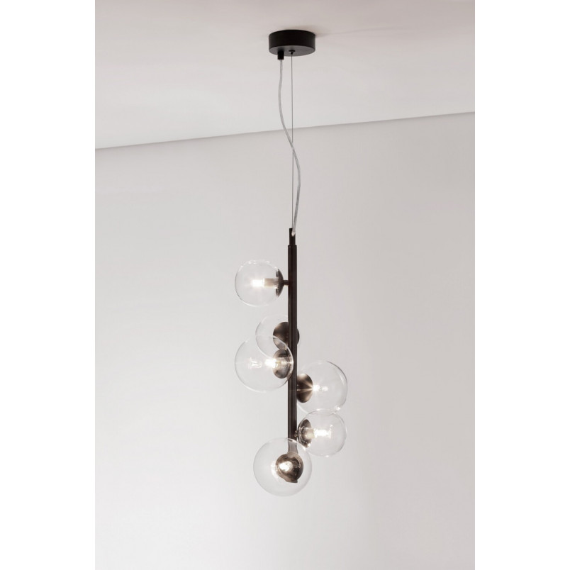 Lampa wisząca Nerro - szklane kule, design | Decolab24