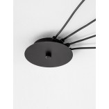 Lampa wisząca Bulgy IV - szkło dymione, styl retro | Decolab24
