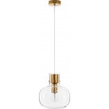 Lampa wisząca Bulgy - Szkło, Mosiądz | Decolab24