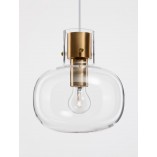 Lampa wisząca Bulgy - Szkło, Mosiądz | Decolab24