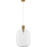 Lampa wisząca Bulgy | Szkło, Retro, E27 - Decolab24
