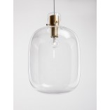 Lampa wisząca Bulgy | Szkło, Retro, E27 - Decolab24