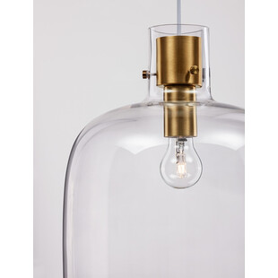 Lampa wisząca Bulgy | Szkło, Retro, E27 - Decolab24