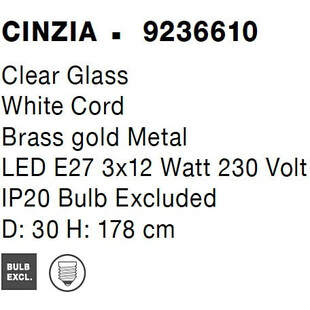 Lampa wisząca Bulgy III | Szkło, Retro, E27 - Decolab24