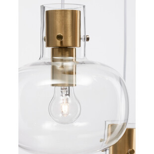 Lampa wisząca Bulgy III | Szkło, Retro, E27 - Decolab24