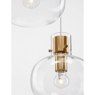Lampa wisząca Bulgy III | Szkło, Retro, E27 - Decolab24