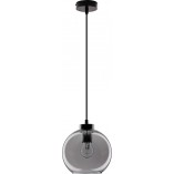 Lampa wisząca szklana kula retro Tempo 20cm szkło dymione