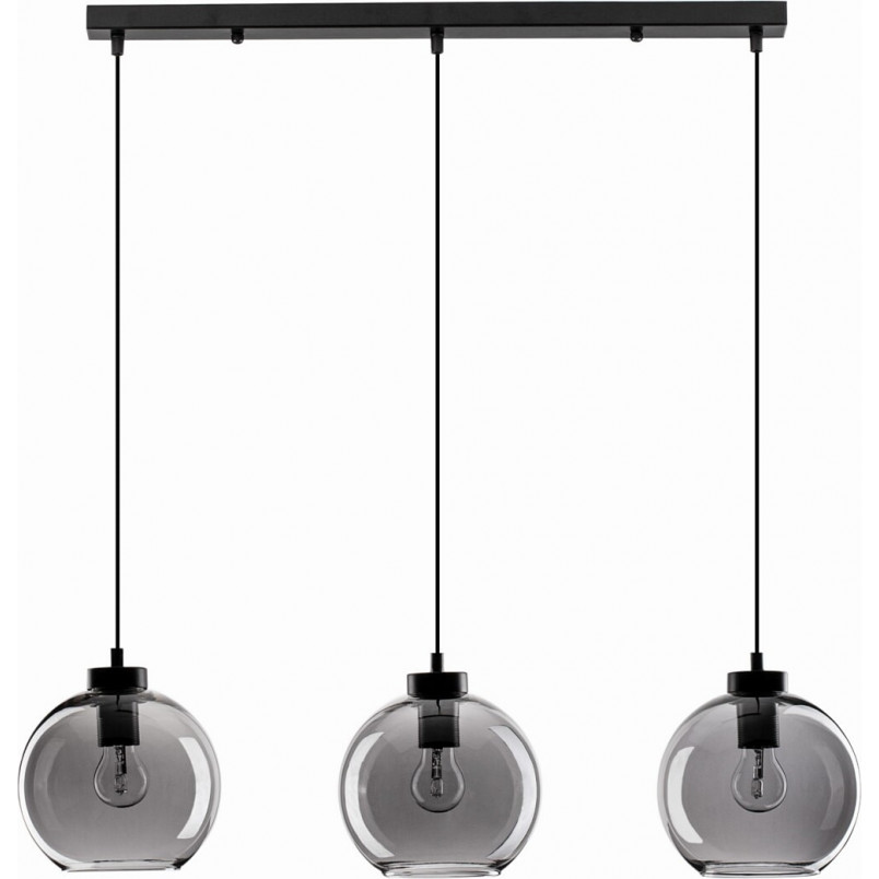 Lampa wisząca 3 kule szklane retro | Decolab24