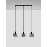 Lampa wisząca 3 kule szklane retro | Decolab24