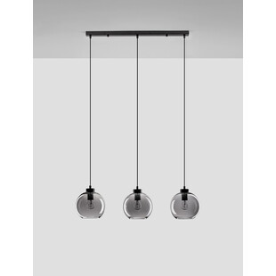 Lampa wisząca 3 kule szklane retro | Decolab24