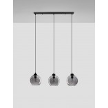 Lampa wisząca 3 kule szklane retro | Decolab24