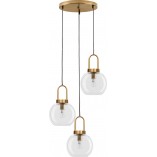 Lampa wisząca szklana retro Astri III - Decolab24