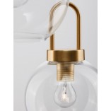Lampa wisząca szklana retro Astri III - Decolab24