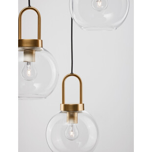 Lampa wisząca szklana retro Astri III - Decolab24