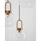 Lampa wisząca szklana retro Astri III - Decolab24