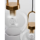 Lampa wisząca szklana retro Astri III - Decolab24