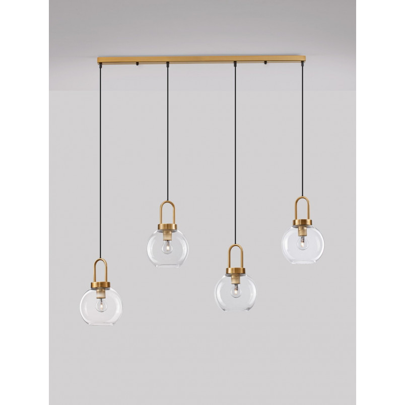 Lampa wisząca szklana RETRO | Decolab24