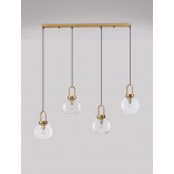 Lampa wisząca szklana RETRO | Decolab24