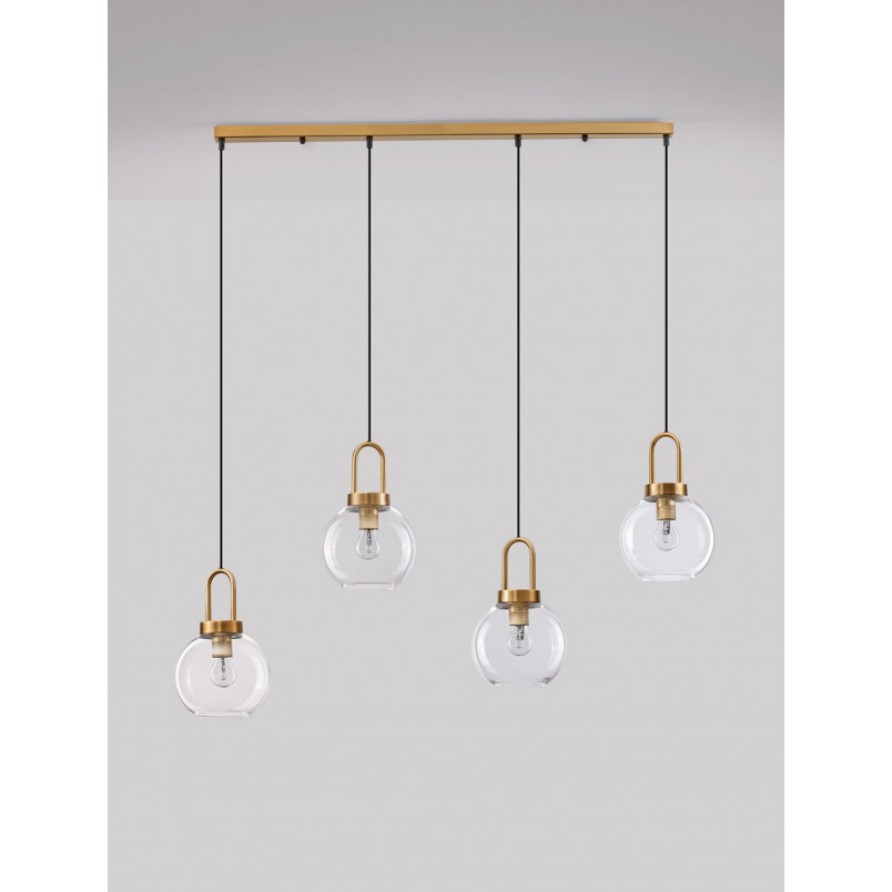 Lampa wisząca szklana RETRO | Decolab24