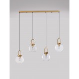 Lampa wisząca szklana RETRO | Decolab24