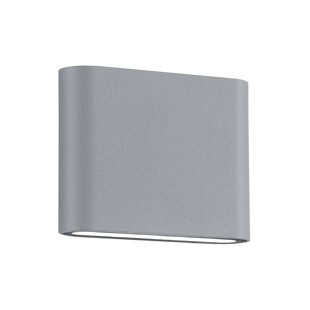 Kinkiet zewnętrzny Thames II LED - Trio | Srebrny, Tytan