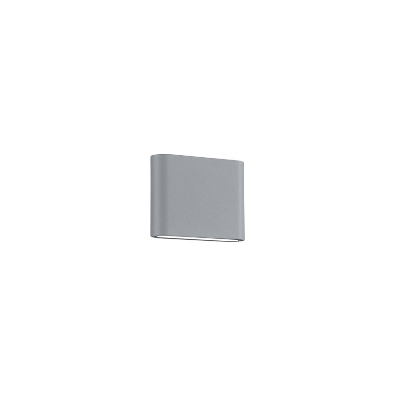 Kinkiet zewnętrzny Thames II LED - Trio | Srebrny, Tytan