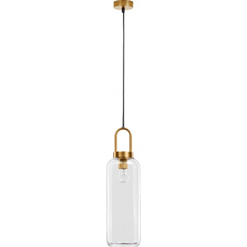 Lampa Wisząca Retro Astri - Szkło Mosiądz | Decolab24