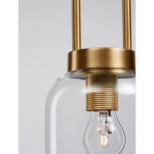 Lampa Wisząca Retro Astri - Szkło Mosiądz | Decolab24