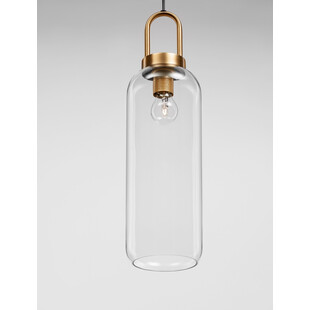 Lampa Wisząca Retro Astri - Szkło Mosiądz | Decolab24