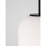 Lampa wisząca Tamo - szkło biało-czarne | Decolab24