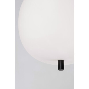 Lampa wisząca szklana Tamo | Biało-czarna | Decolab24