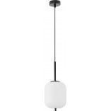 Lampa Wisząca Szklana Tamo | Biało-Czarna | Decolab24
