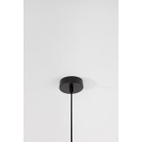 Lampa Wisząca Szklana Tamo | Biało-Czarna | Decolab24