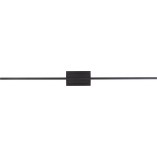 Kinkiet LED Baris 120cm Czarny | Minimalistyczny Design