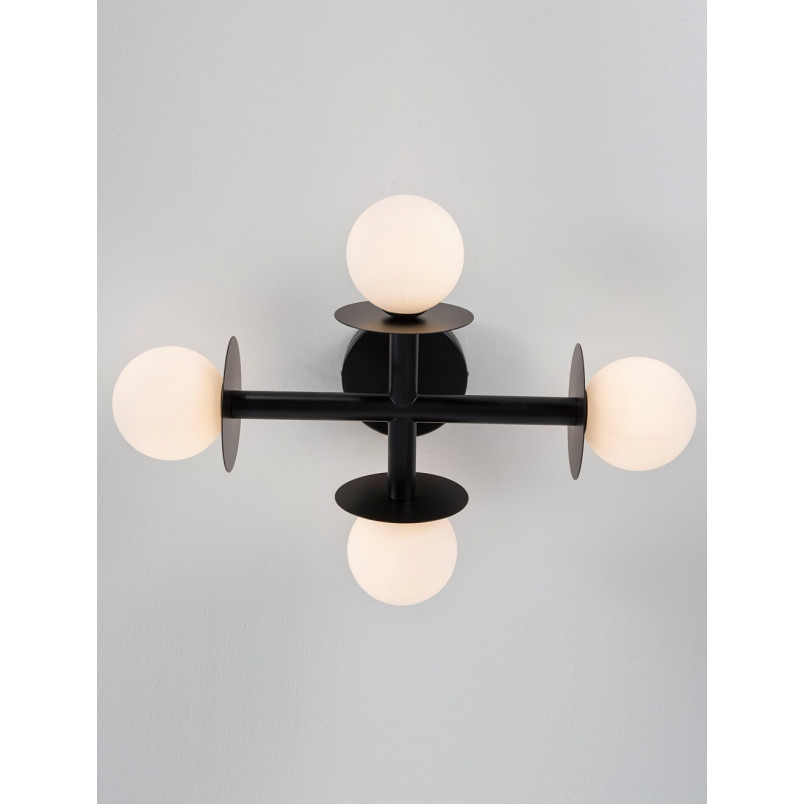 Lampa sufitowa Hide Ball IV | Szkło, 4 punkty | Decolab24