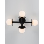 Lampa sufitowa Hide Ball IV | Szkło, 4 punkty | Decolab24